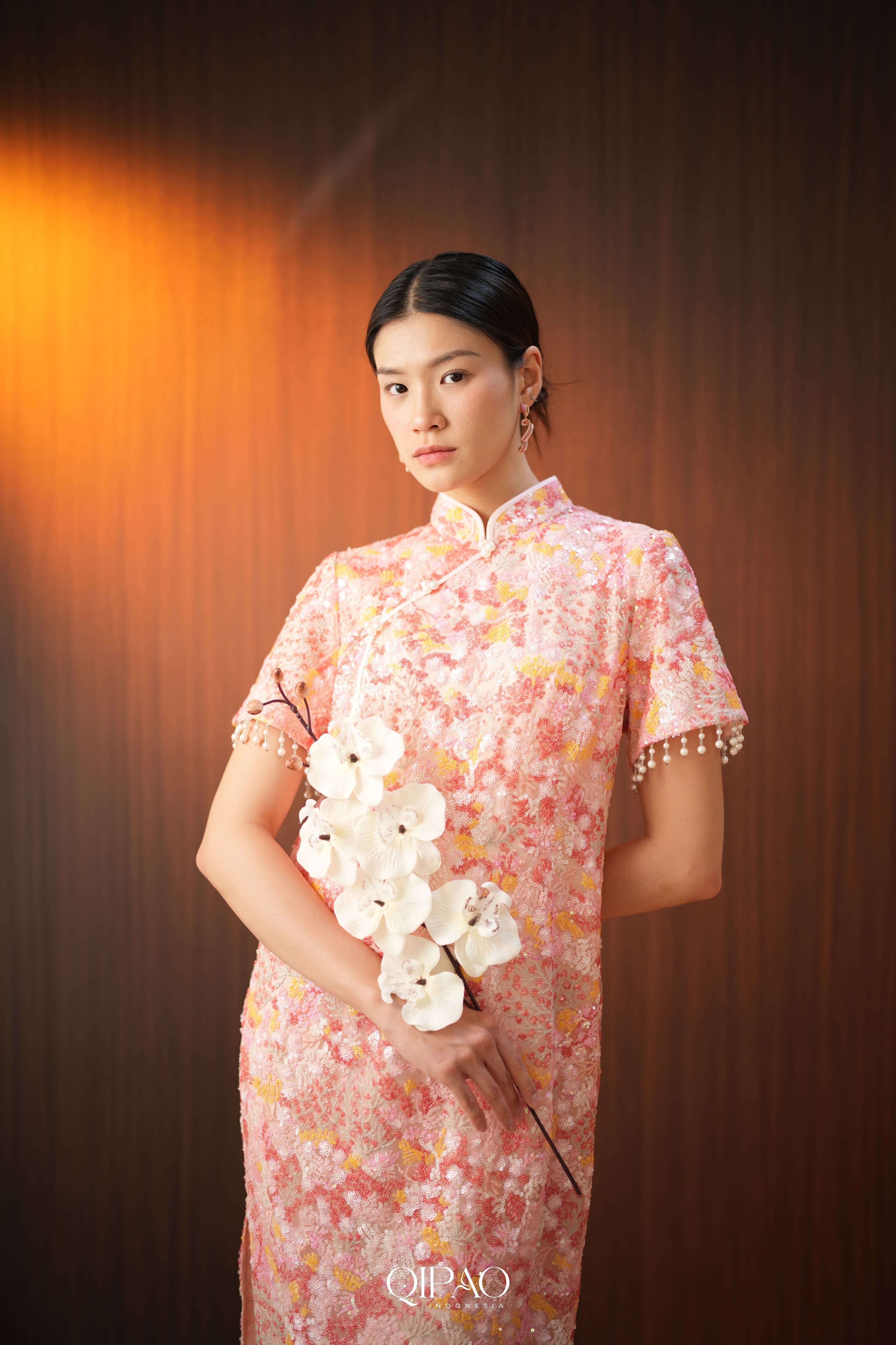 Rose Fleur Lace Midi Dress - 2