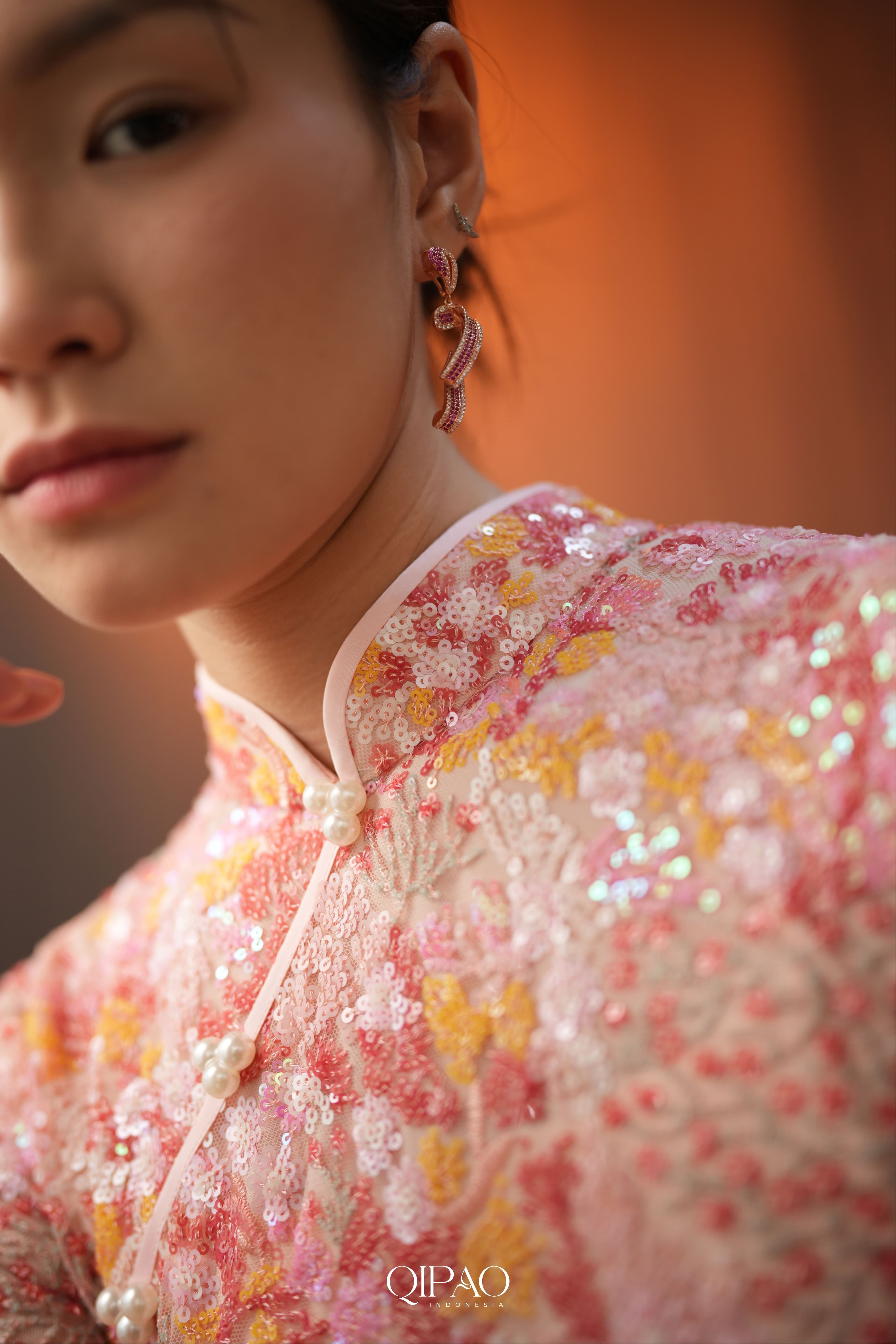 Rose Fleur Lace Midi Dress - 5