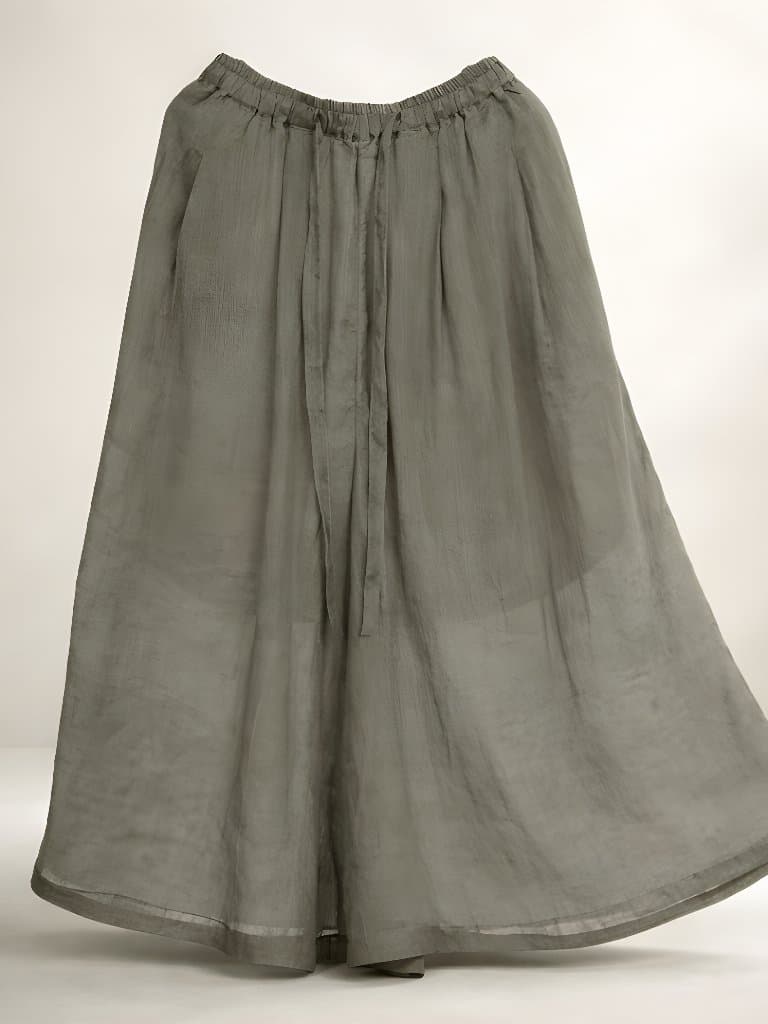 Elara Linen Flow Pants - 2
